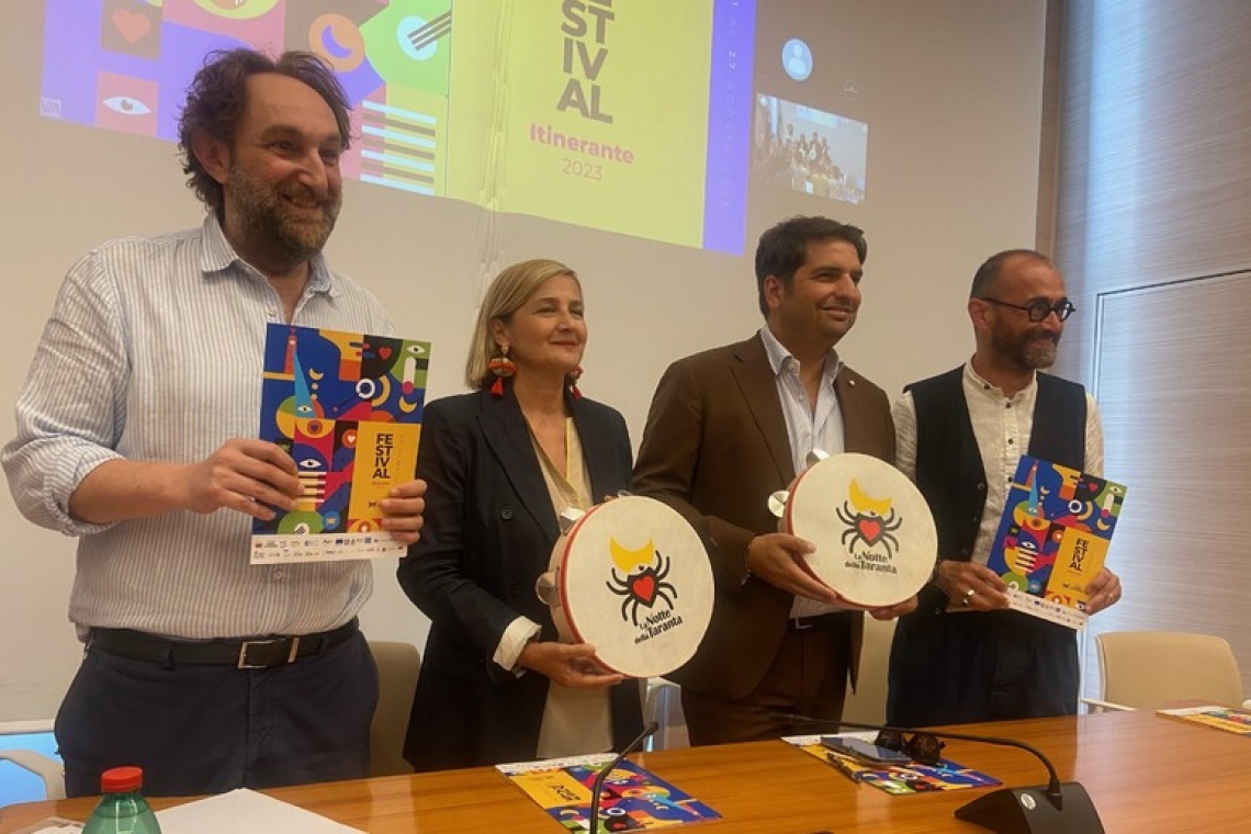 Riparte l’1 Agosto il festival itinerante “La Notte della Taranta” 