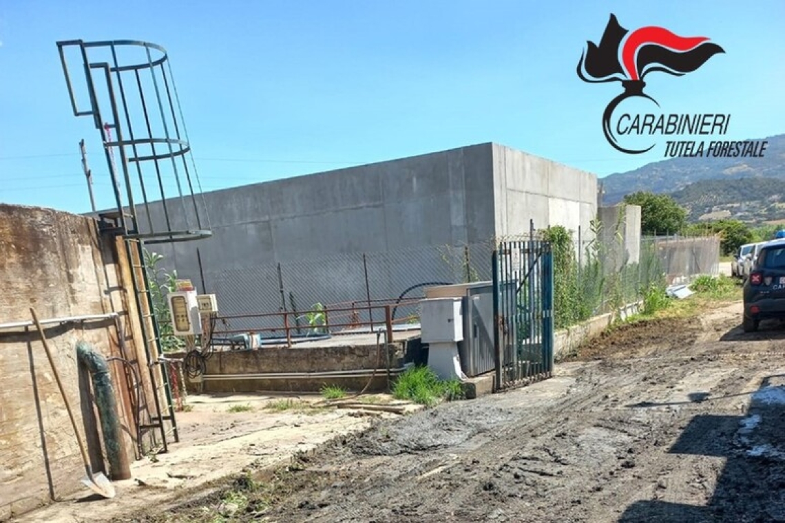 Sequestrato l'impianto di depurazione comunale di Luzzi