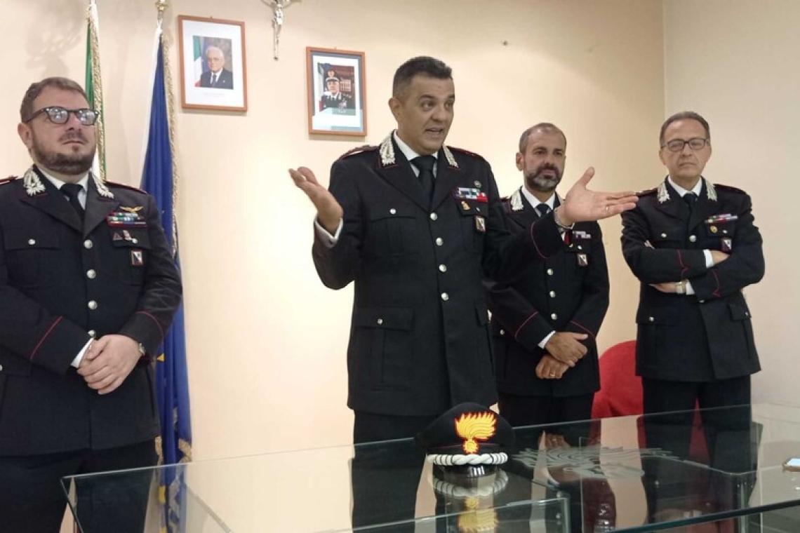 Russo nuovo comandante provinciale dei Carabinieri di Matera