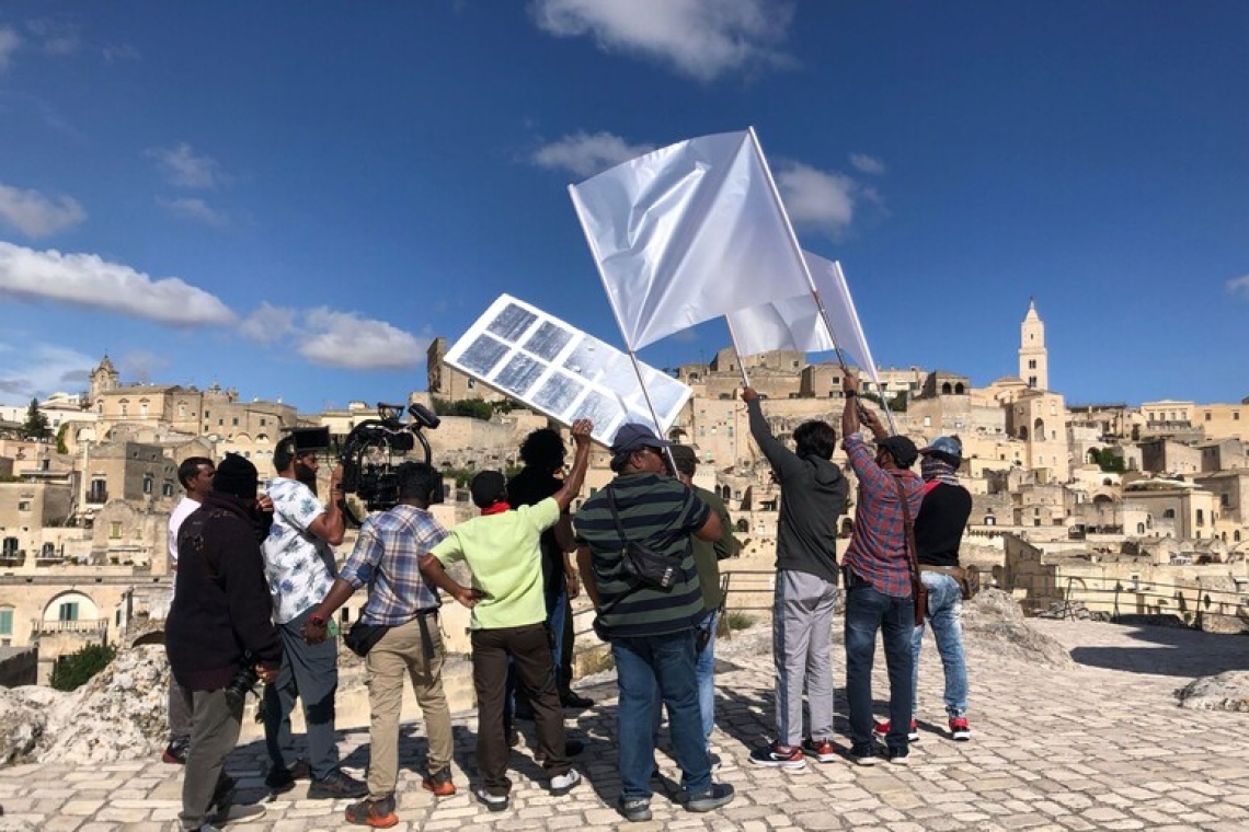 Tra i Sassi di Matera le riprese di un film indiano