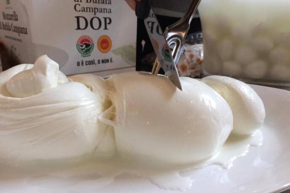 La Mozzarella di Bufala dop e la più presente nei menù ma c'è il rischio raggiri