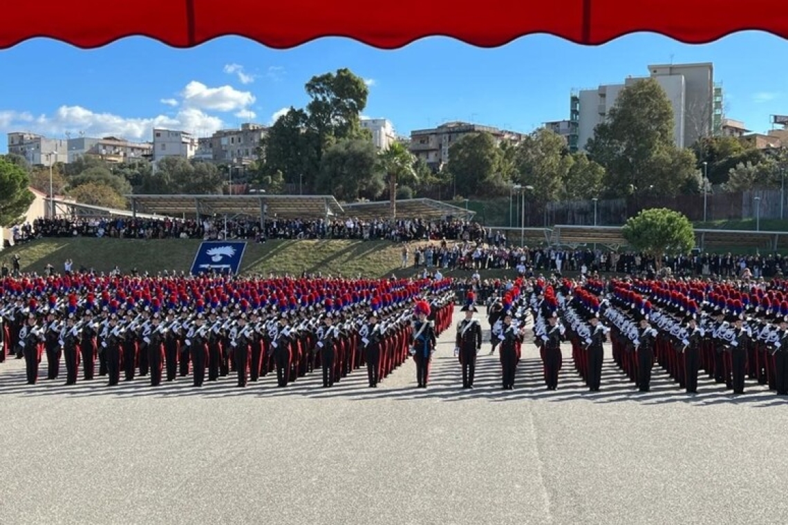 Oggi il Giuramento dei 706 allievi carabinieri della scuola di Reggio Calabria