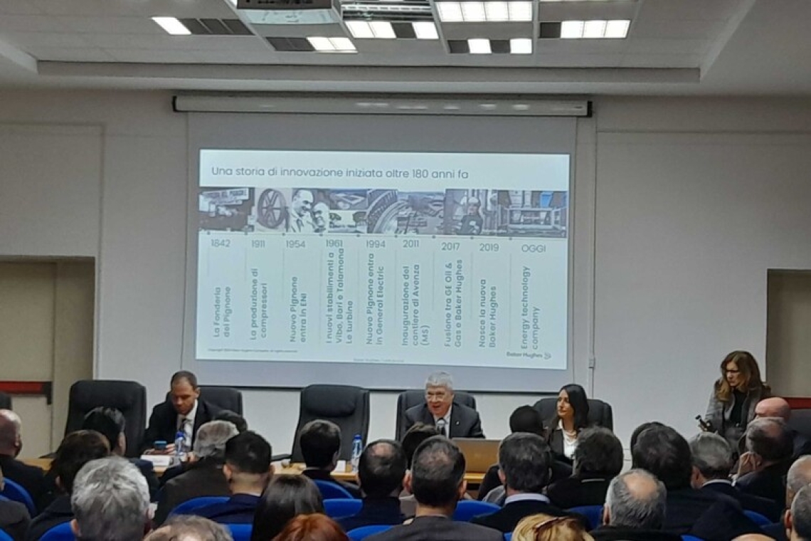 A Corigliano Rossano, è stato presentato il progetto per l’insediamento della Baker Hughes