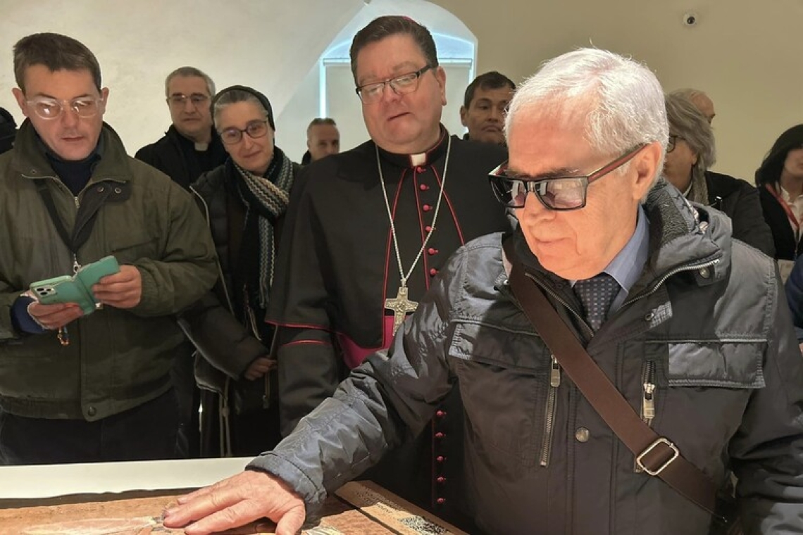 Inaugurata a Rossano la prima tavola tattile, Codex Purpureus Rossanensis