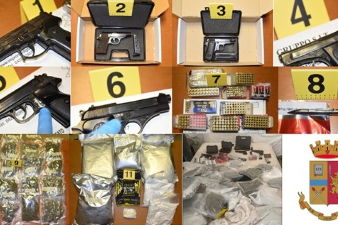 Scovato con armi clandestine e circa 3 chili di droga, arrestato