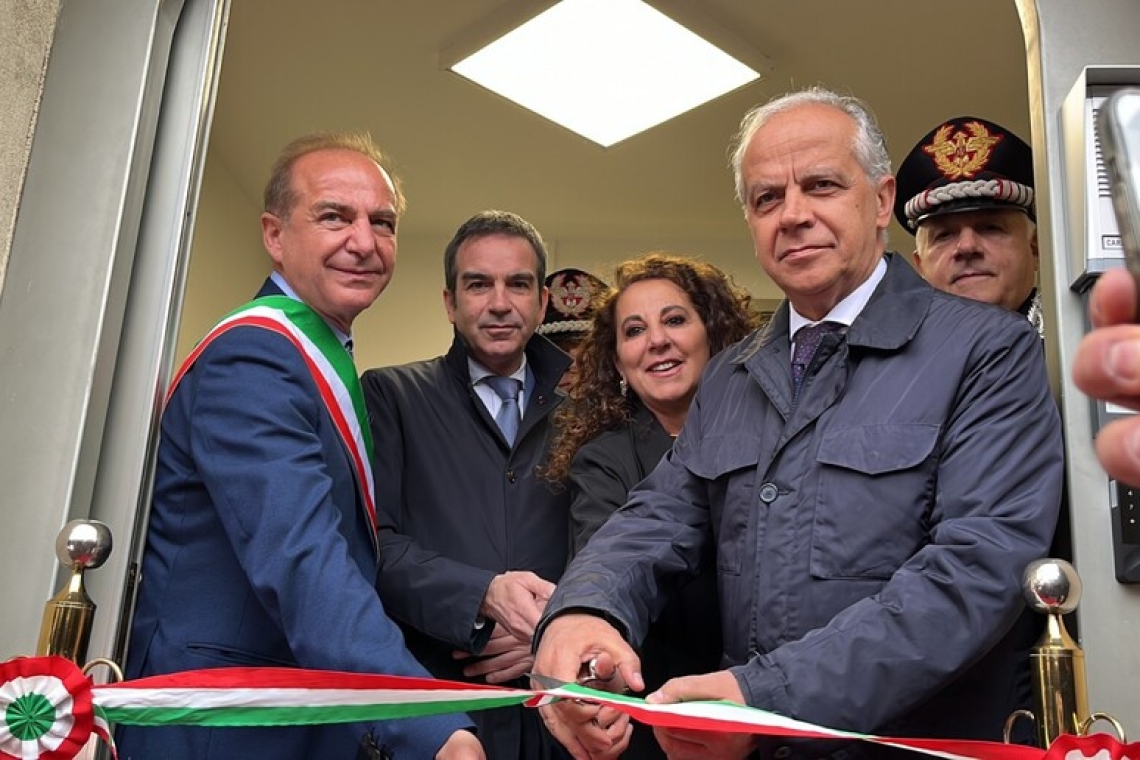 Piantedosi: orgoglio per la Caserma dei Carabinieri in bene confiscato