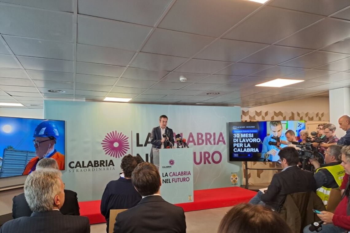 Roberto Occhiuto: "In 30 mesi cambiata la percezione della Calabria"