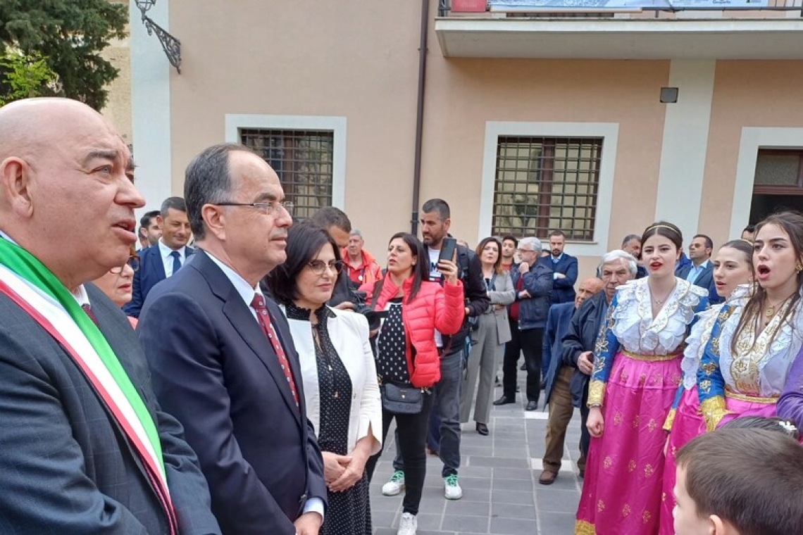 Il Presidente albanese Begaj in visita in Calabria per rafforzare i legami bilaterali con l'Italia