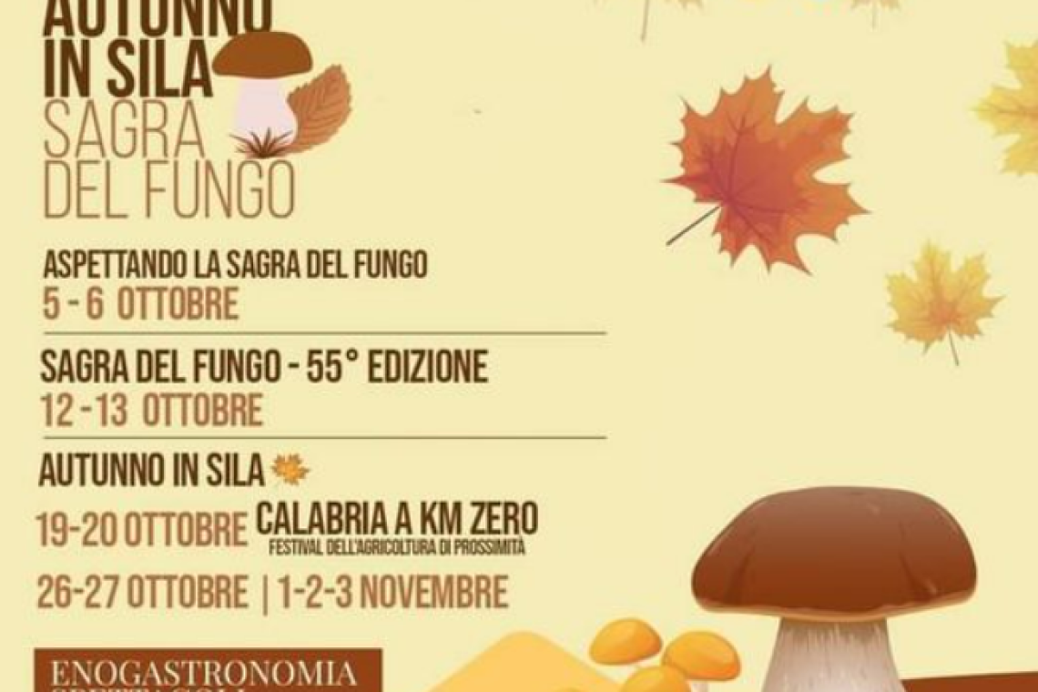 "Autunno in Sila": al via la rassegna tra folklore e gastronomia a Camigliatello